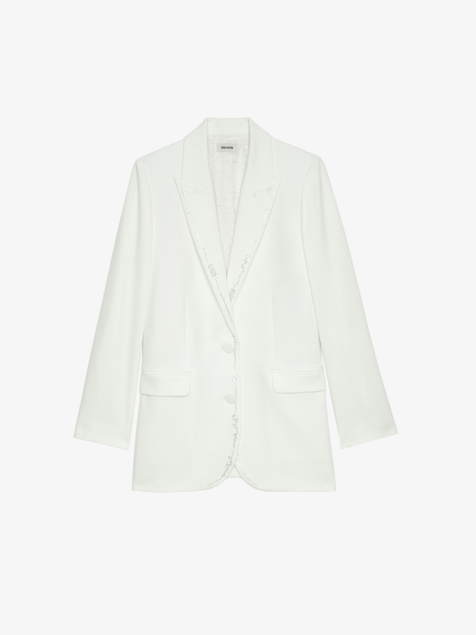 Viva Beige Blazer in Fancy Cotton | Zadig&Voltaire