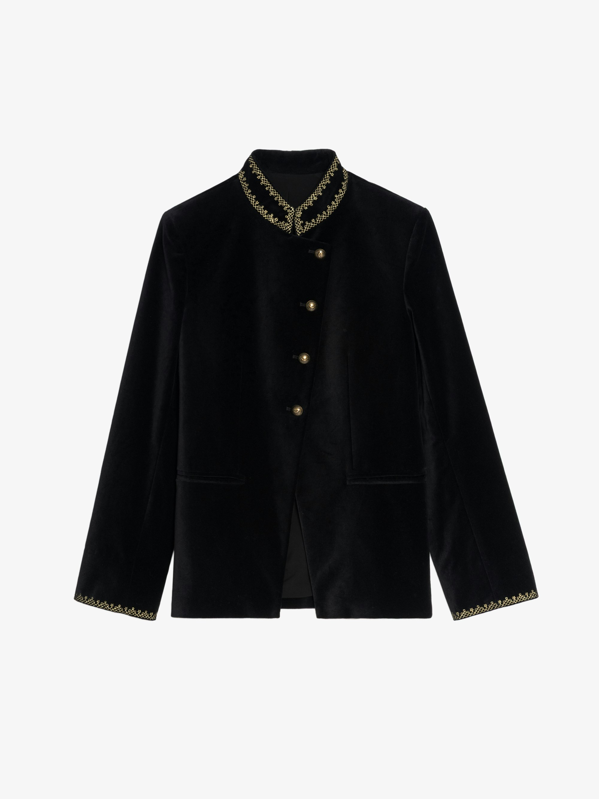 ZADIG&VOLTAIRE リバーシブルブルゾン レーヨン 花柄 イタリア製