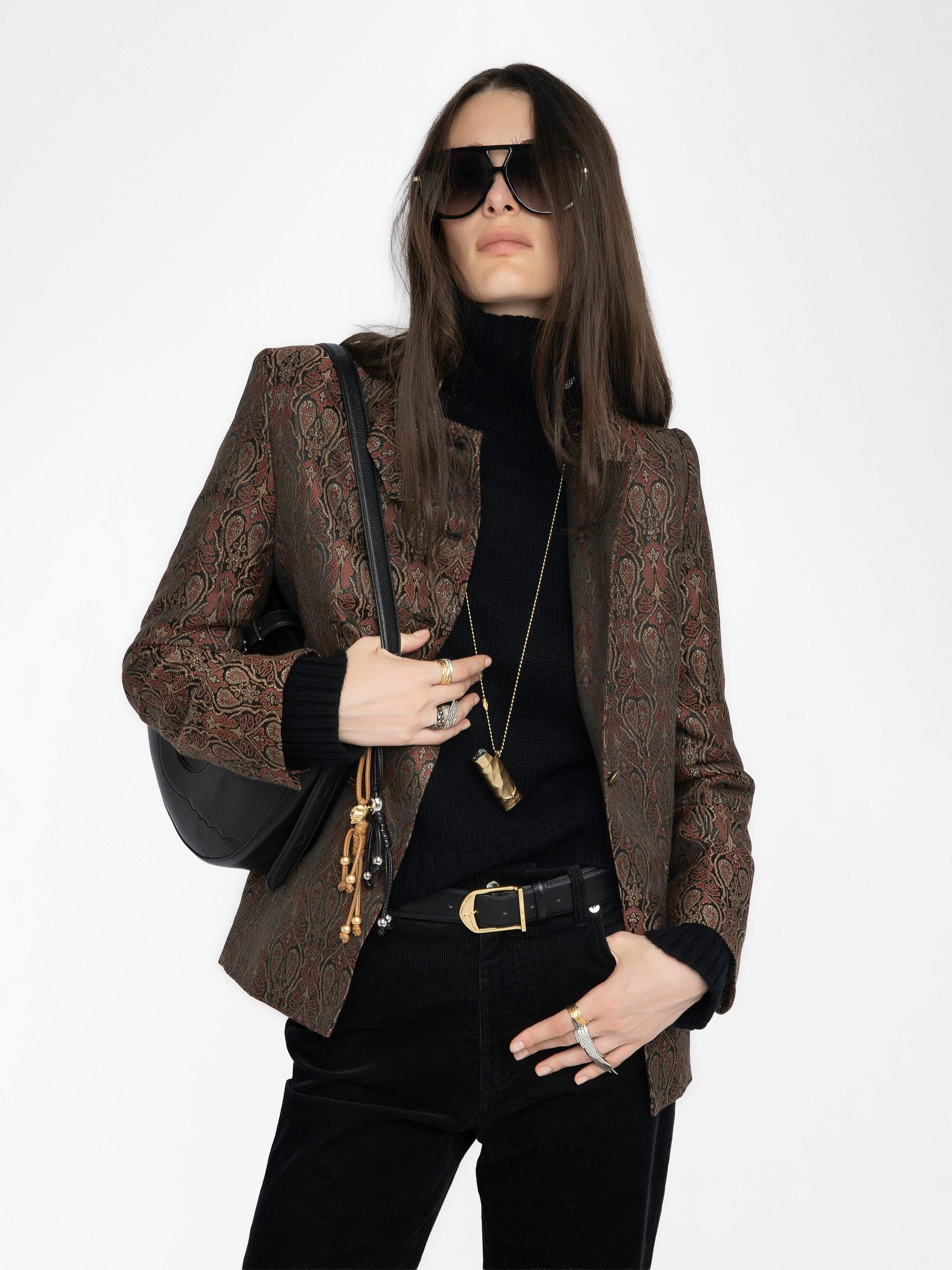 zadig＆voltaire コート　ブラック Zadig & Voltaire コート ダウン メンズ通販 - FARFETCH
