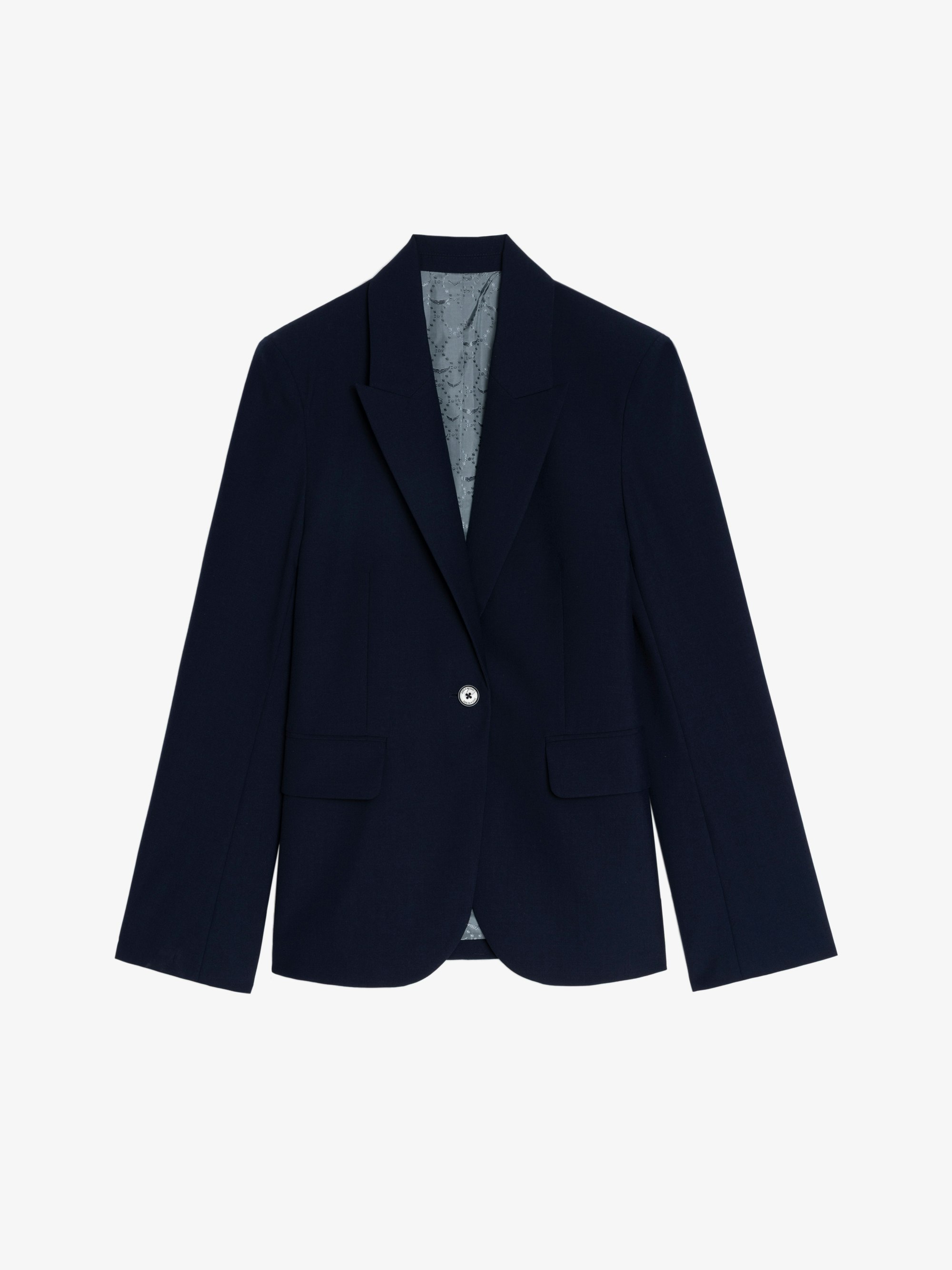 Elegant Grey Marl Vavy Blazer | Zadig&Voltaire