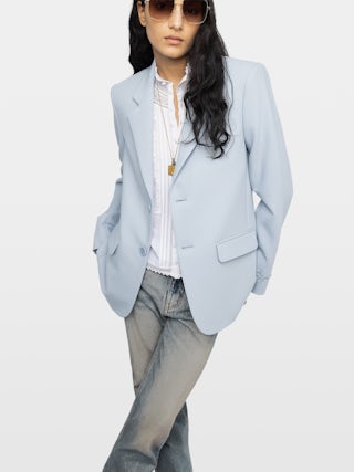 Blazer Vanille - Structured blazer with button fastening.