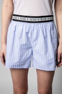 Pax Shorts - Women's ZV Crush sky-blue striped shorts