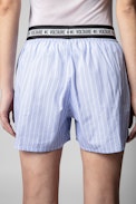 Pax Shorts - Women's ZV Crush sky-blue striped shorts