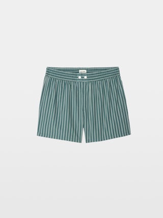 Pax Shorts - Boxer-style shorts in striped poplin.