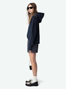Pax Shorts - Boxer-style shorts in striped poplin.