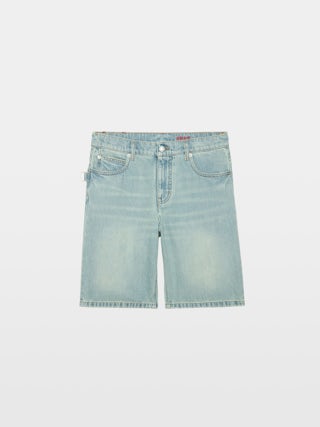 Short Sady Denim - Bermudas de denim con múltiples bolsillos.
