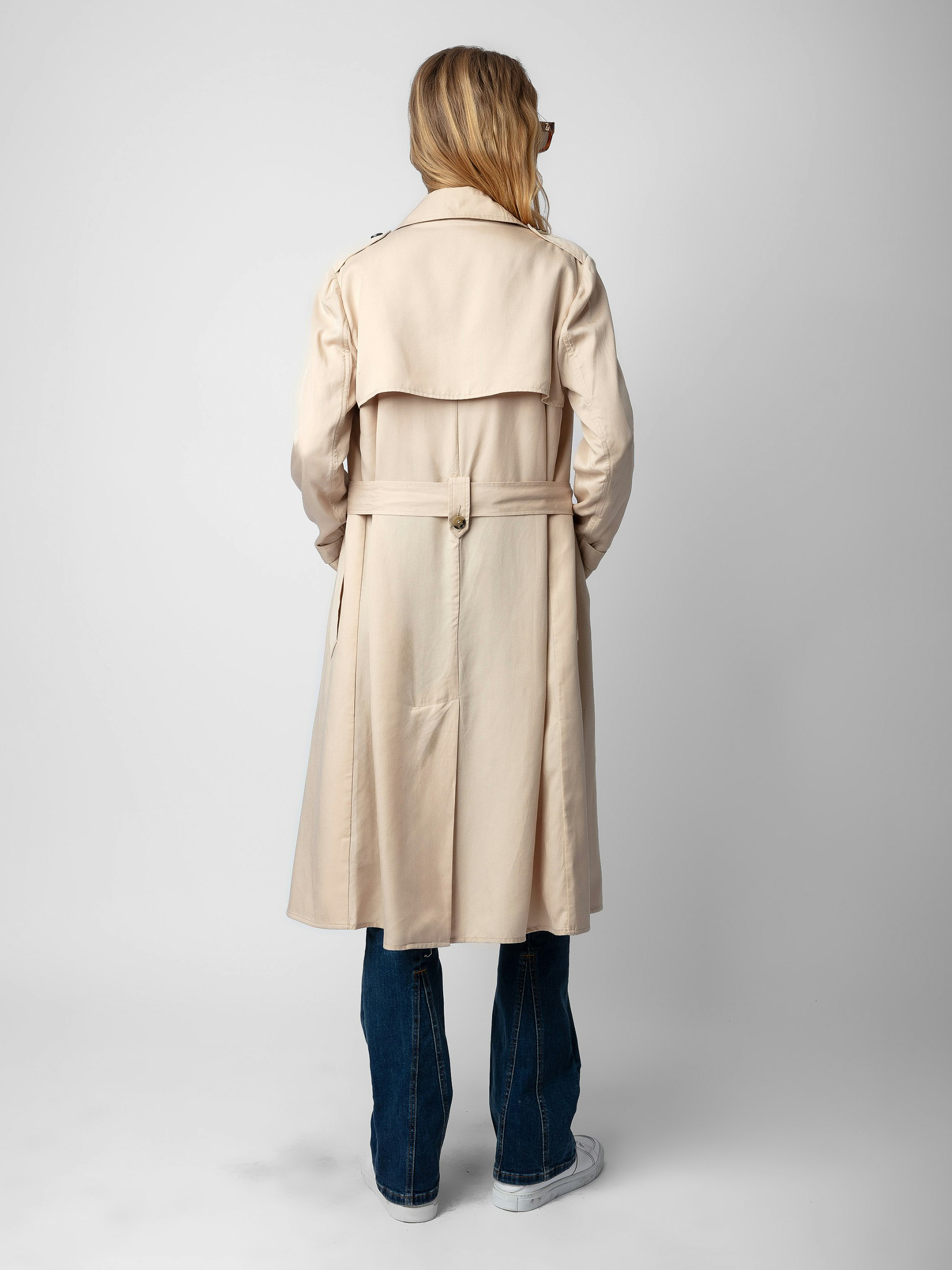ジャケット・アウター parisienne trench coat beige La Parisienne Trench Coat coat beige women | Zadig&Voltaire