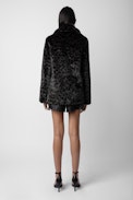 Fera Coat - Women's short faux fur coat.