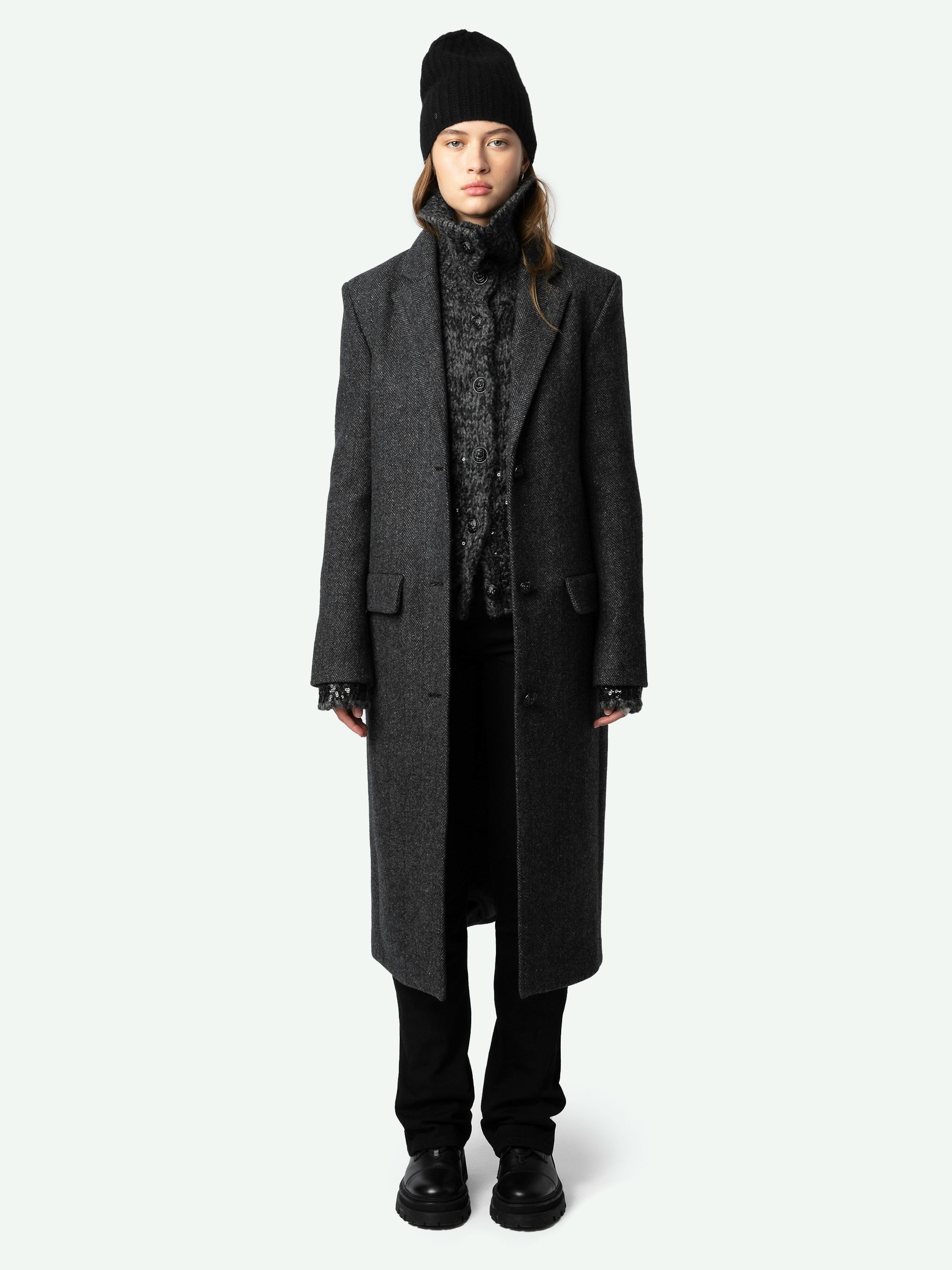 Zadig et voltaire manteau femme outlet