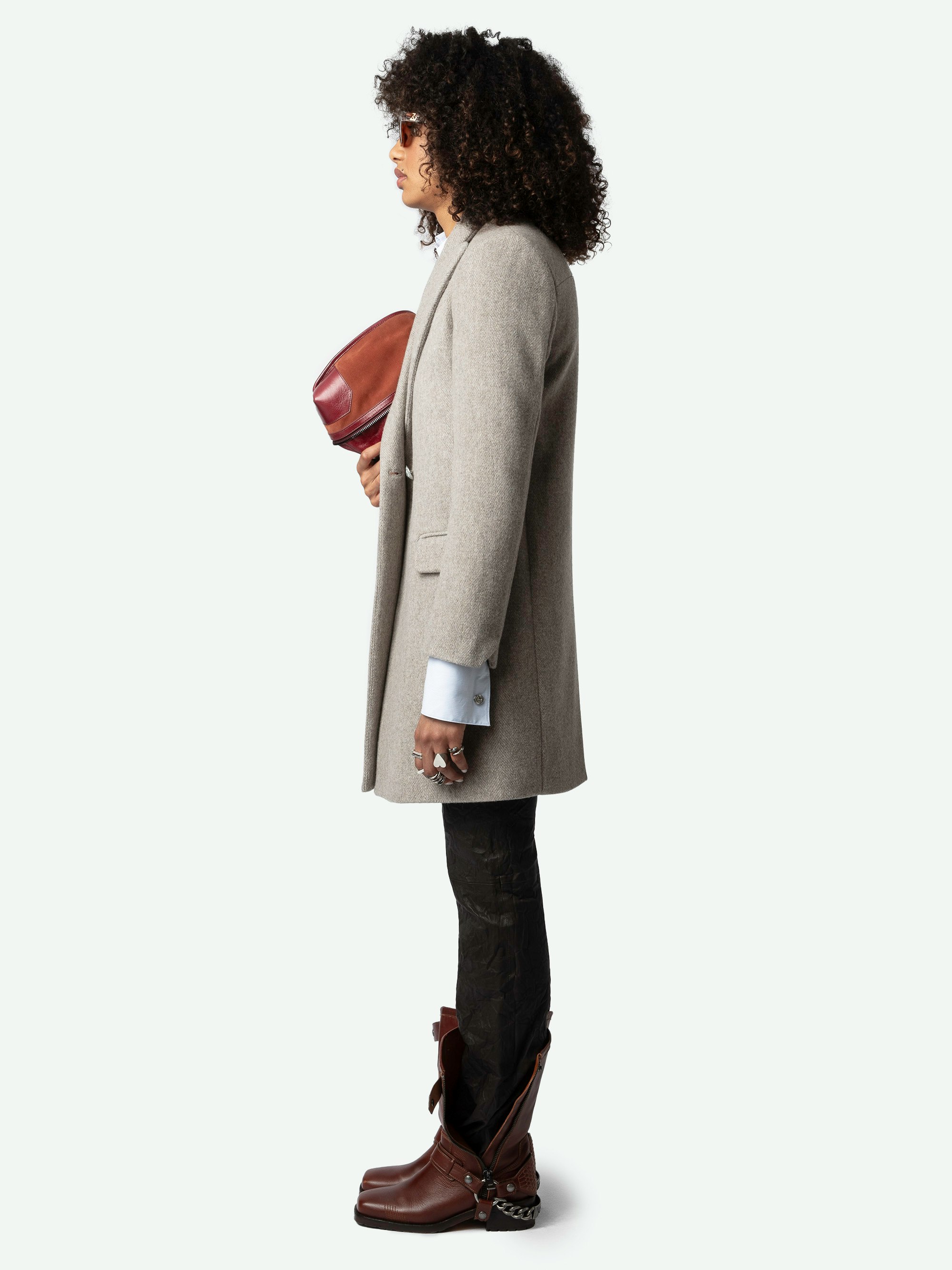 Marco Coat coat beige women | Zadig&Voltaire