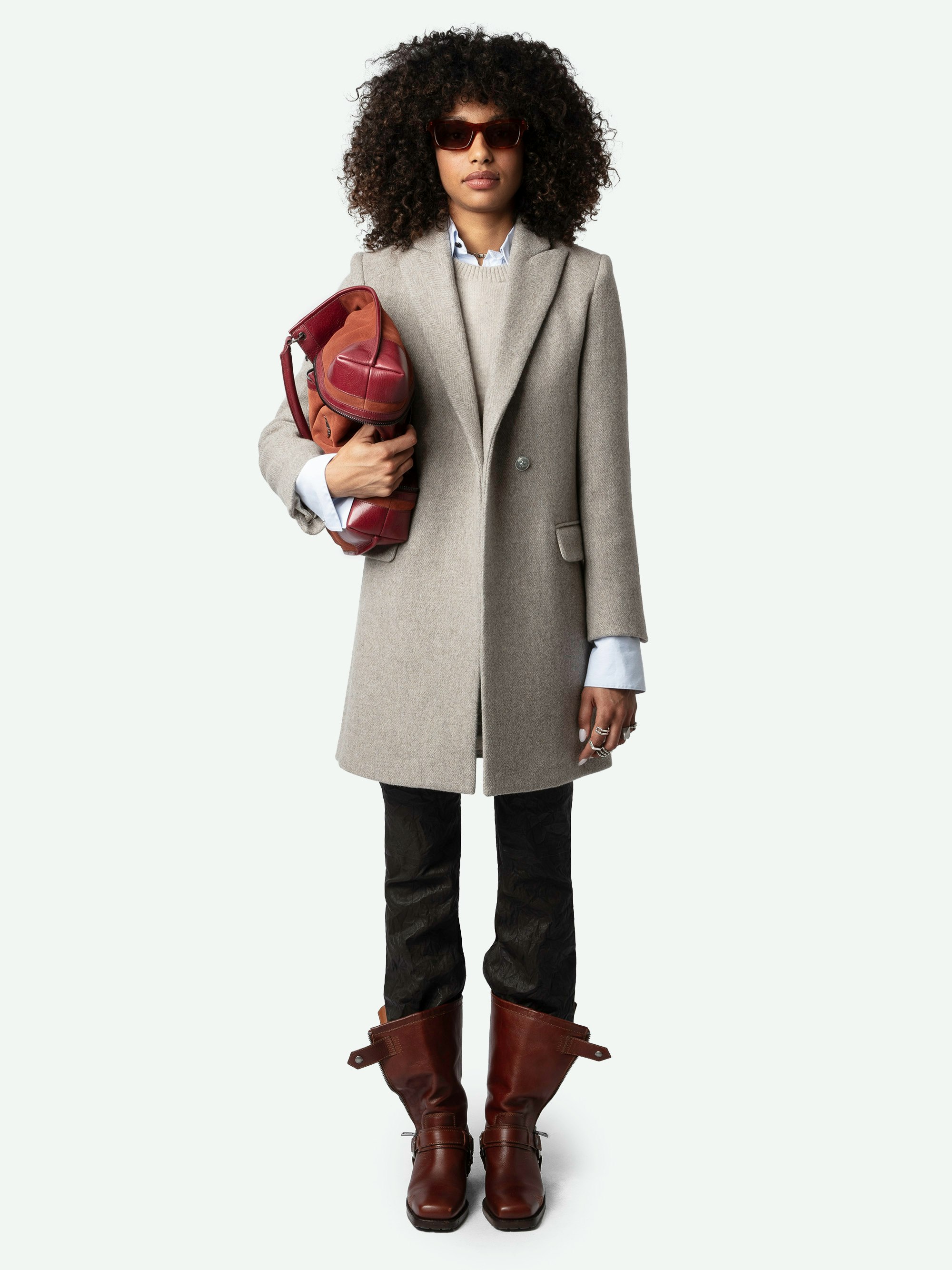 Zadig et voltaire manteau femme outlet