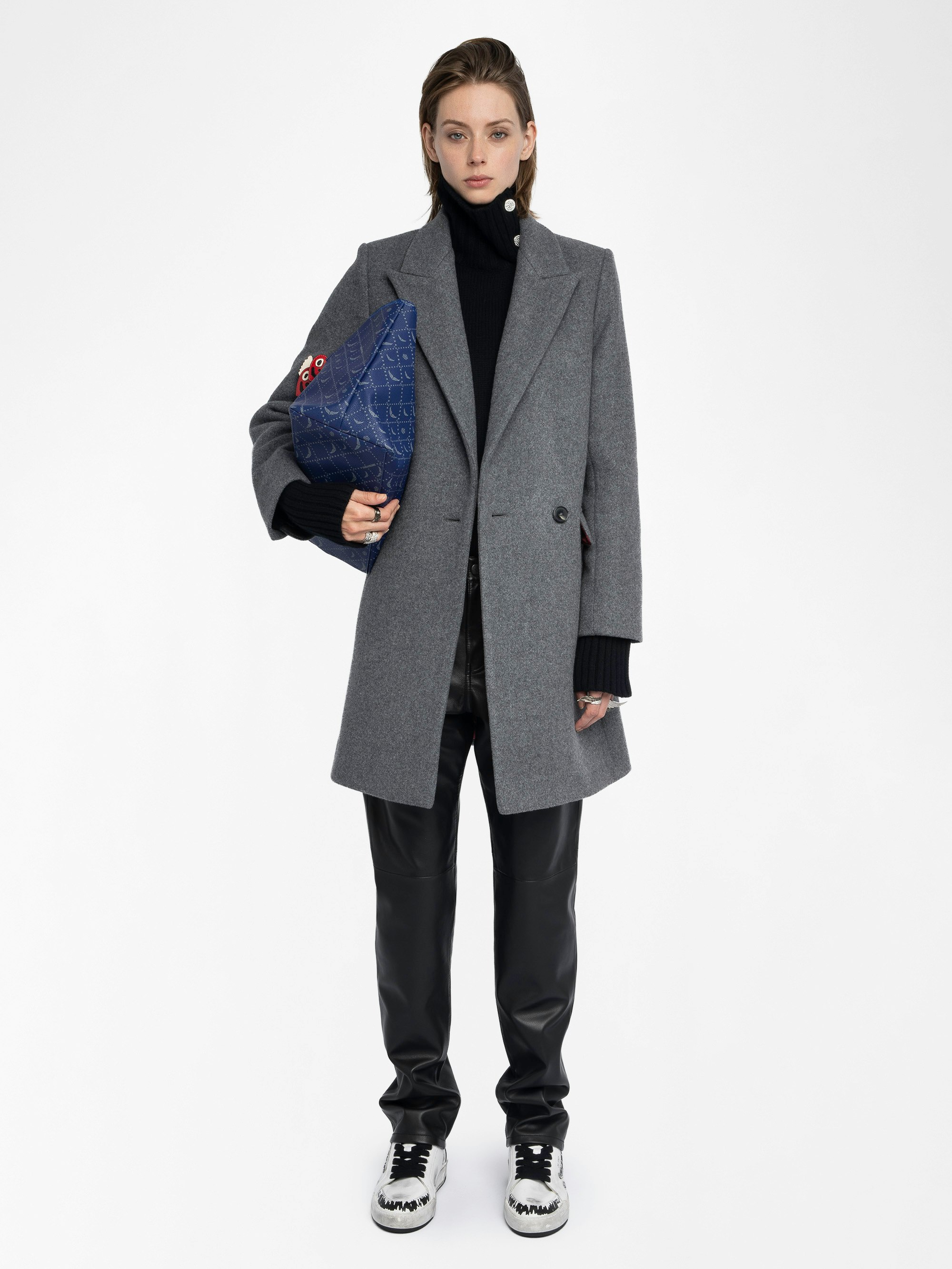 Cappotto Miewl - Cappotto stile caban in misto lana, maniche lunghe e chiusura incrociata abbottonata.
