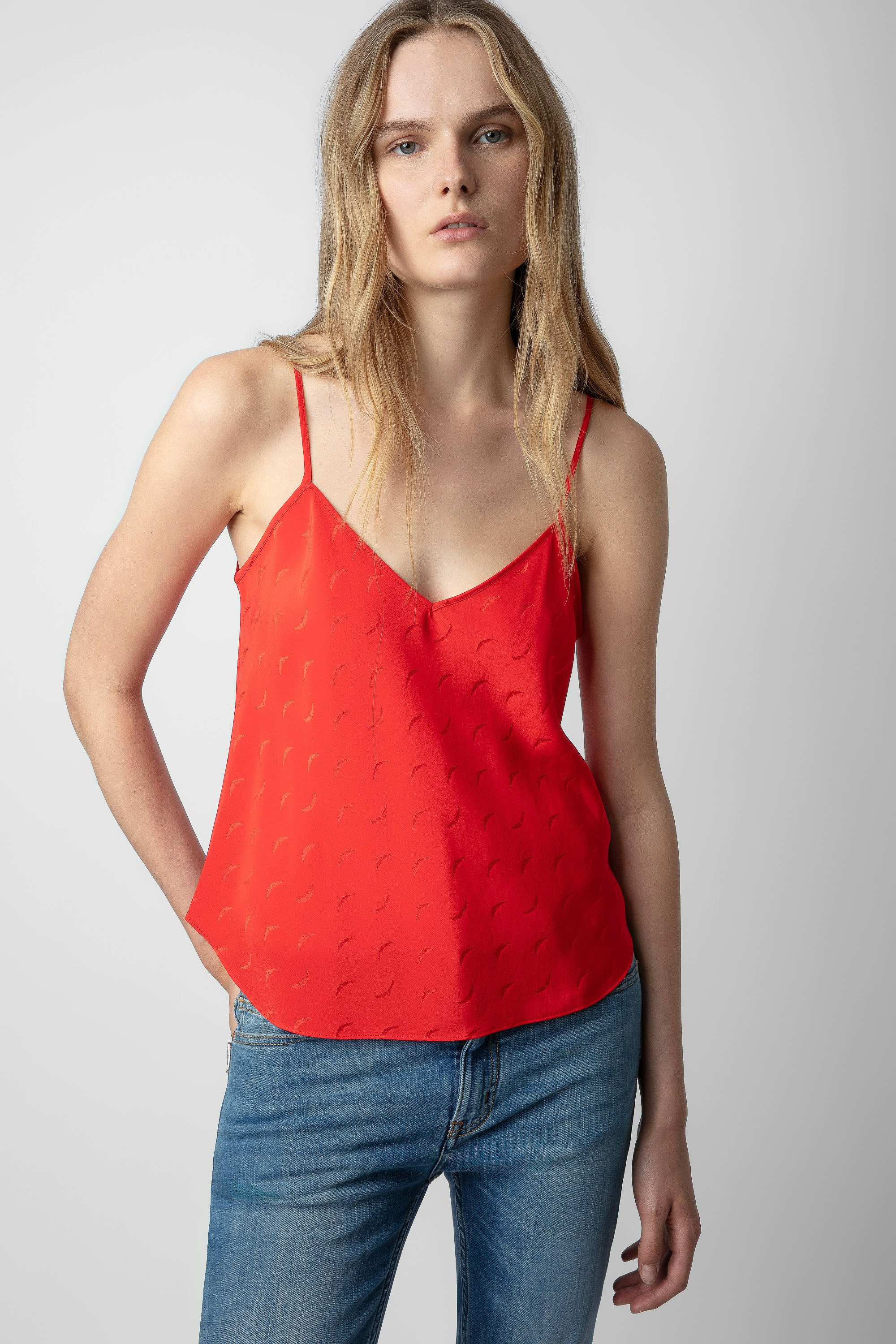Red cheap camisole top