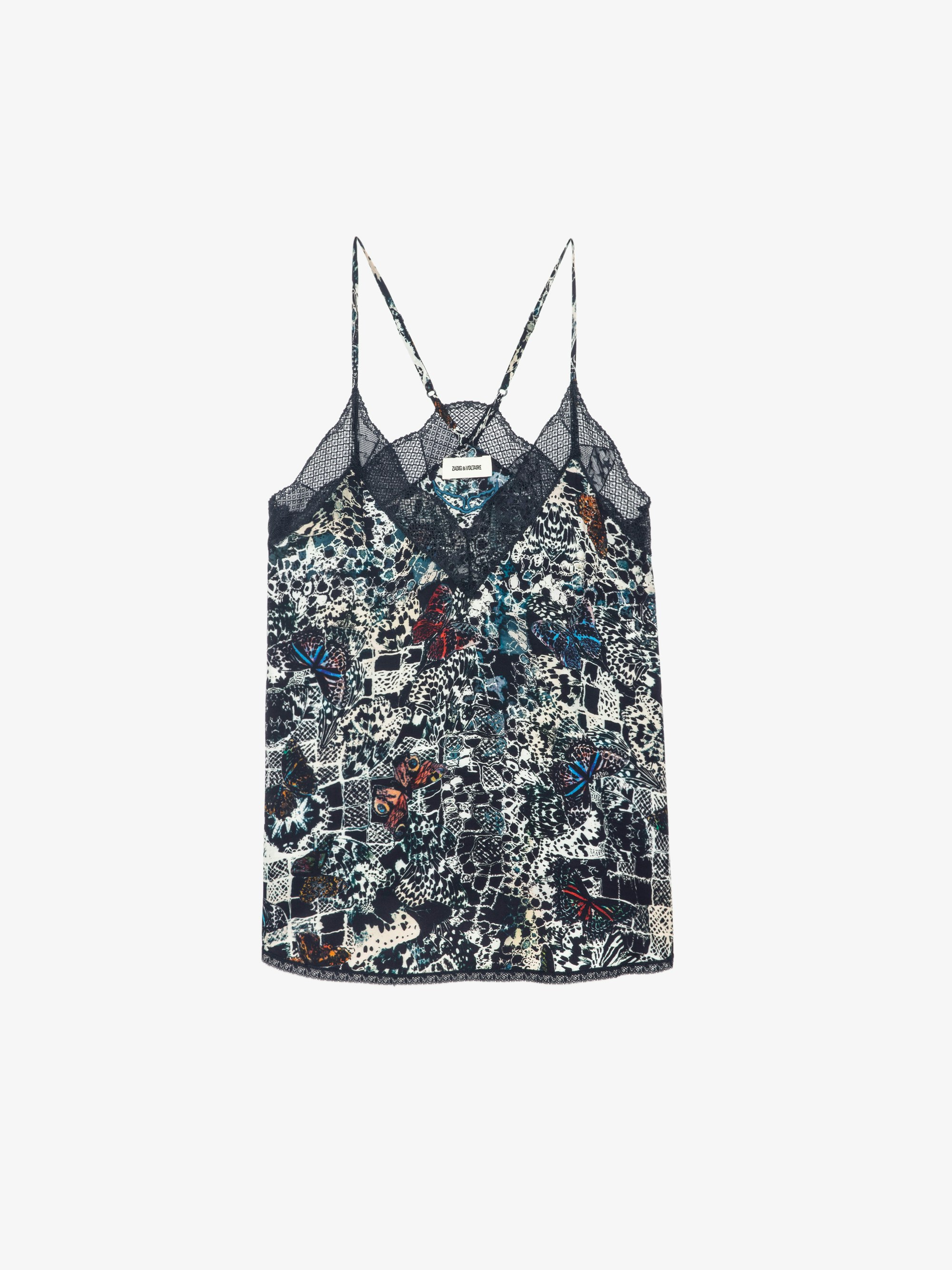 Cishi Silk and Lace Camisole Top | Zadig&Voltaire