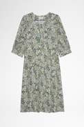 Robe Risla - Robe verte à imprimé fleuri Femme