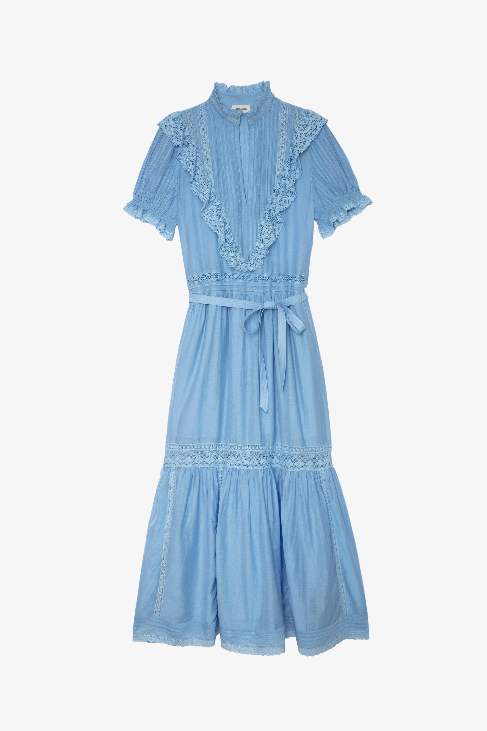 Ronelo Tomboy Dress - Women’s white cotton mid-length dress.