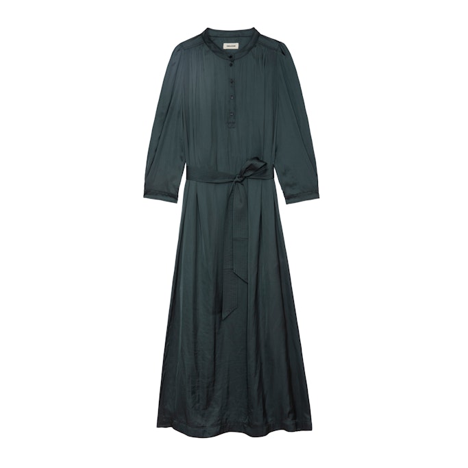 Robe Ritchil Satin Nori - Taille S - Zadig & Voltaire - Modalova