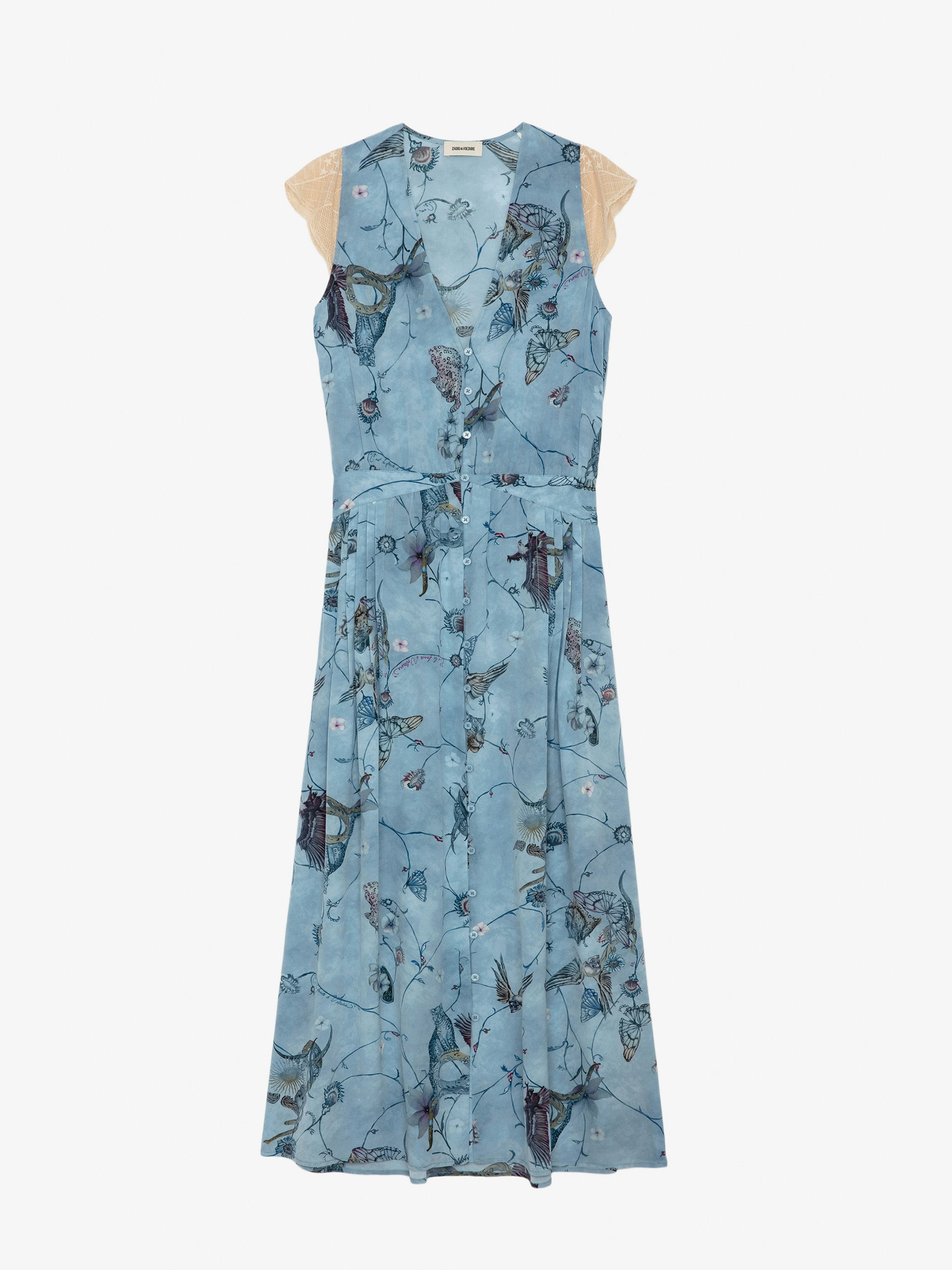 Zadig and voltaire blue dress cheap