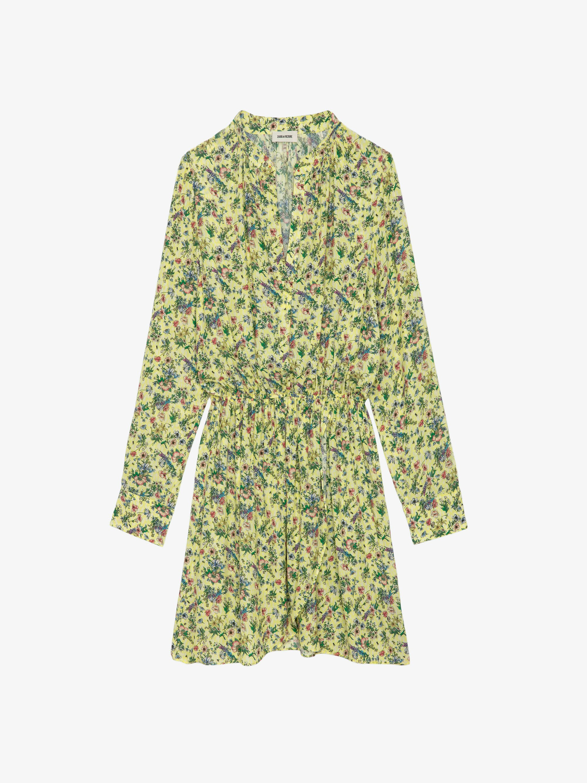 Rogers Silk Dress dress blue women | Zadig&Voltaire