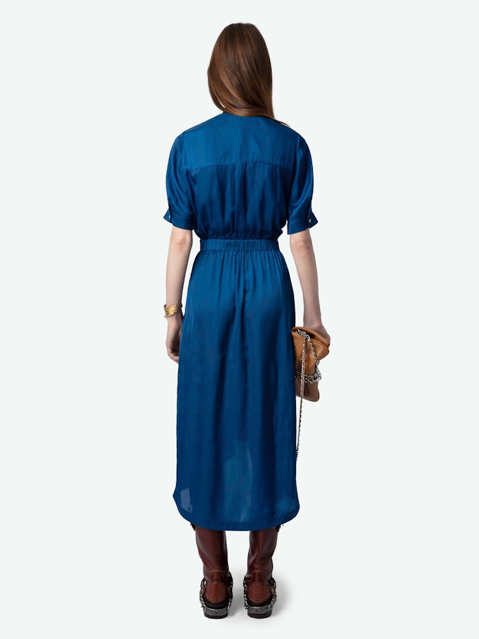 Zadig & Voltaire Rima Satin Dress In Overseas