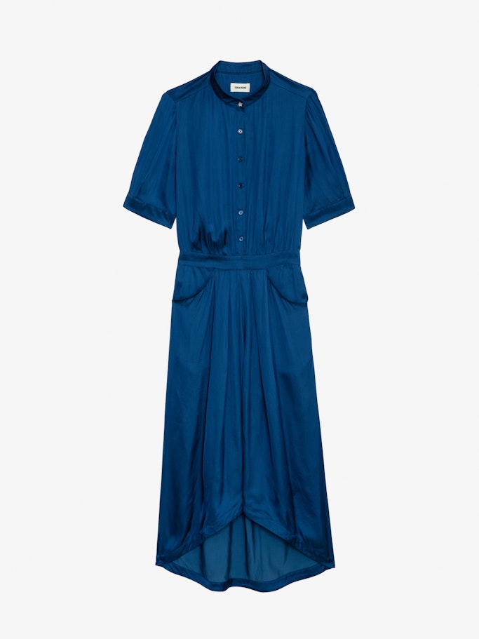 Zadig & Voltaire Rima Satin Dress In Overseas