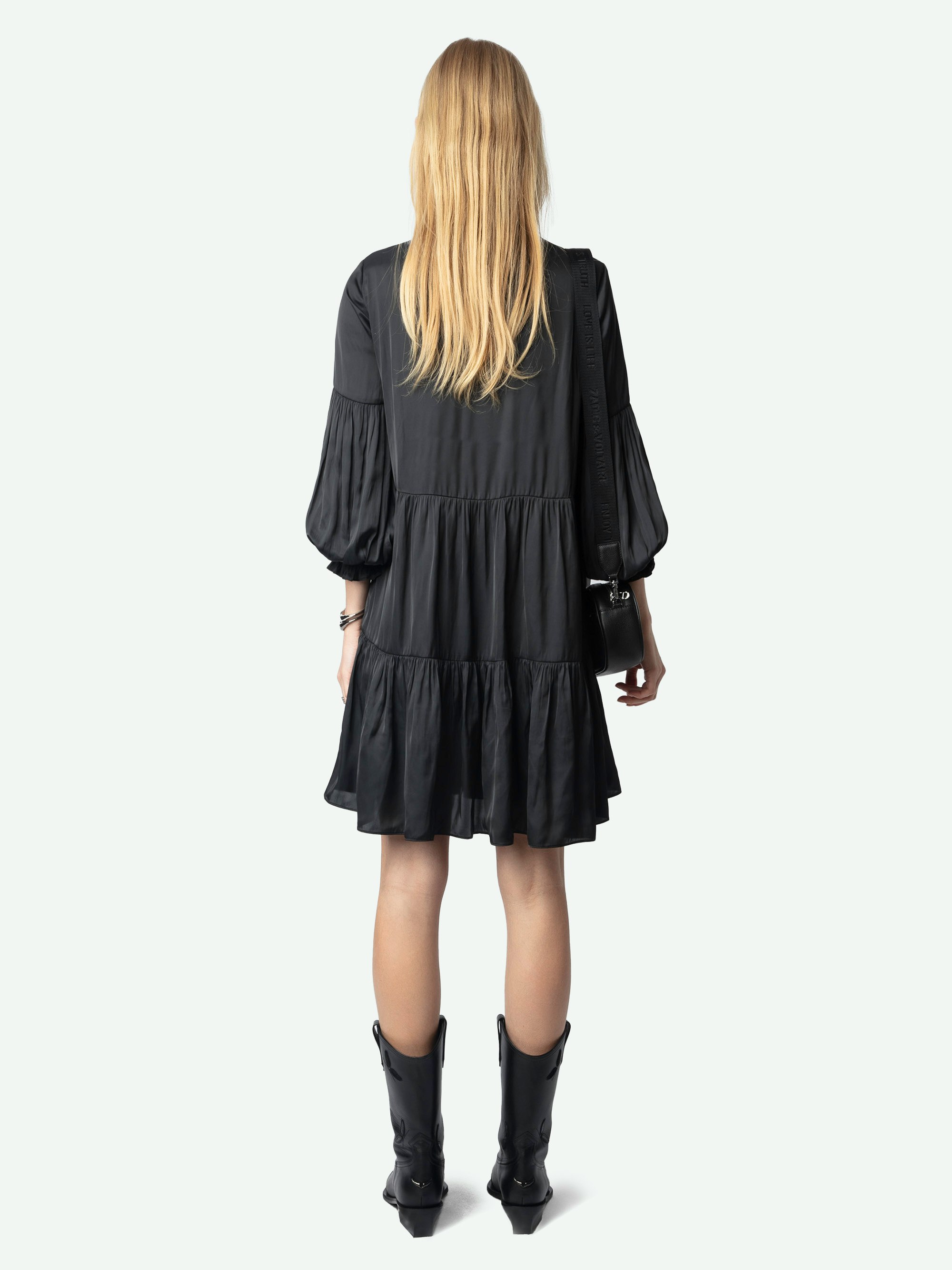 Randy Satin Dress dress black women | Zadig&Voltaire