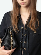 Record Dress - Short military-inspired dress in washed cotton, short sleeves, laced neckline, and multiple pockets.