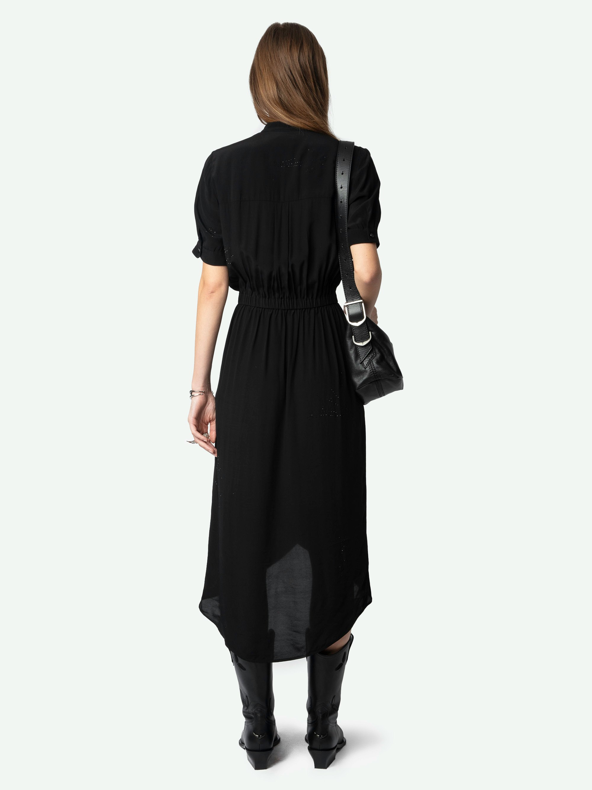 Rimaz Black Midi Dress | Zadig&Voltaire
