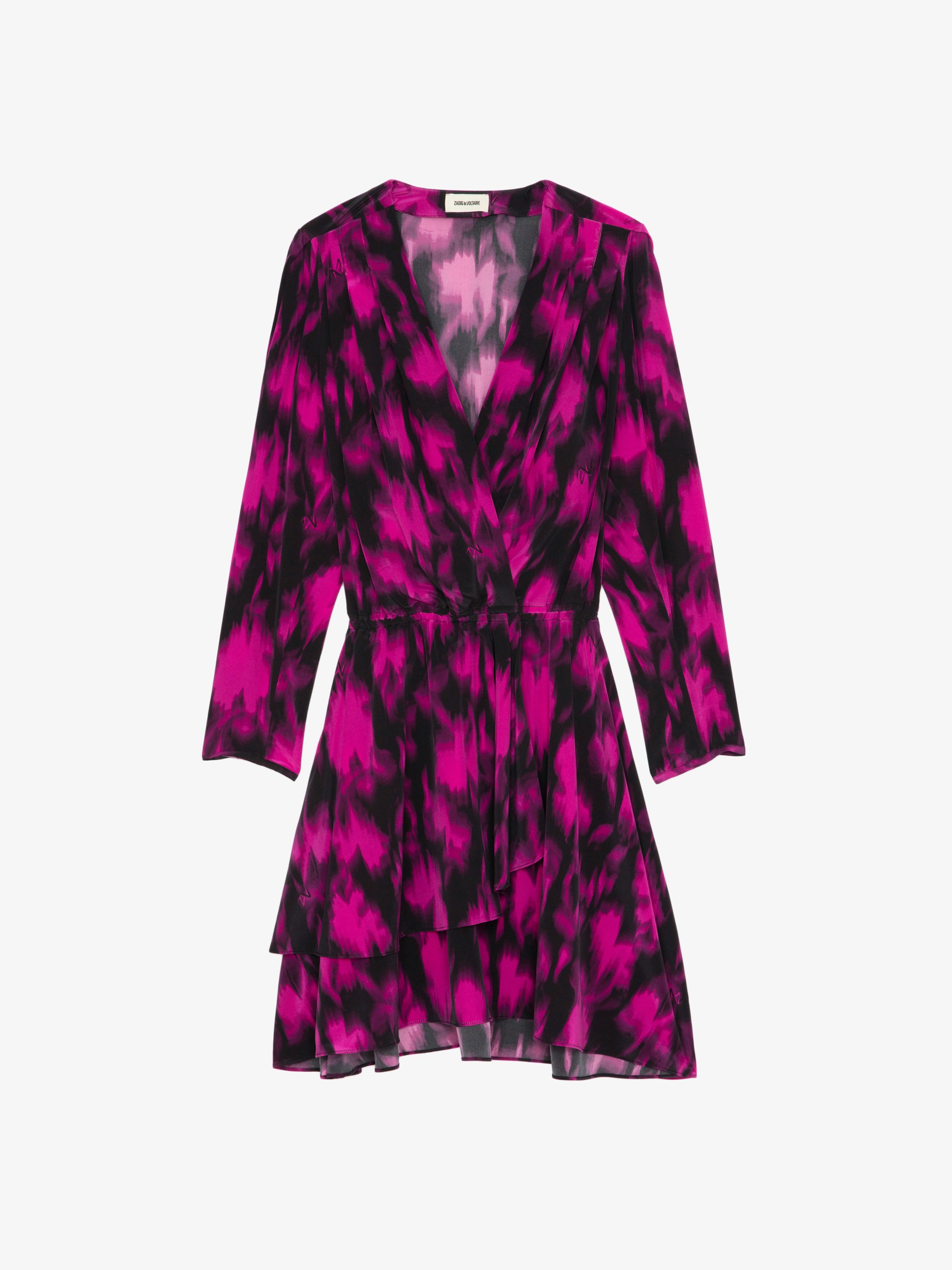 ワンピース ZADIG & VOLTAIRE Woman Dress Pink WWDR02526 670 Rucas Pink Ruched Mini Dress | Zadig&Voltaire