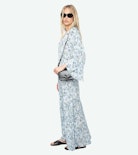 Robe Rasato - Robe longue en viscose imprimée, manches longues.