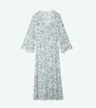 Robe Rasato - Robe longue en viscose imprimée, manches longues.