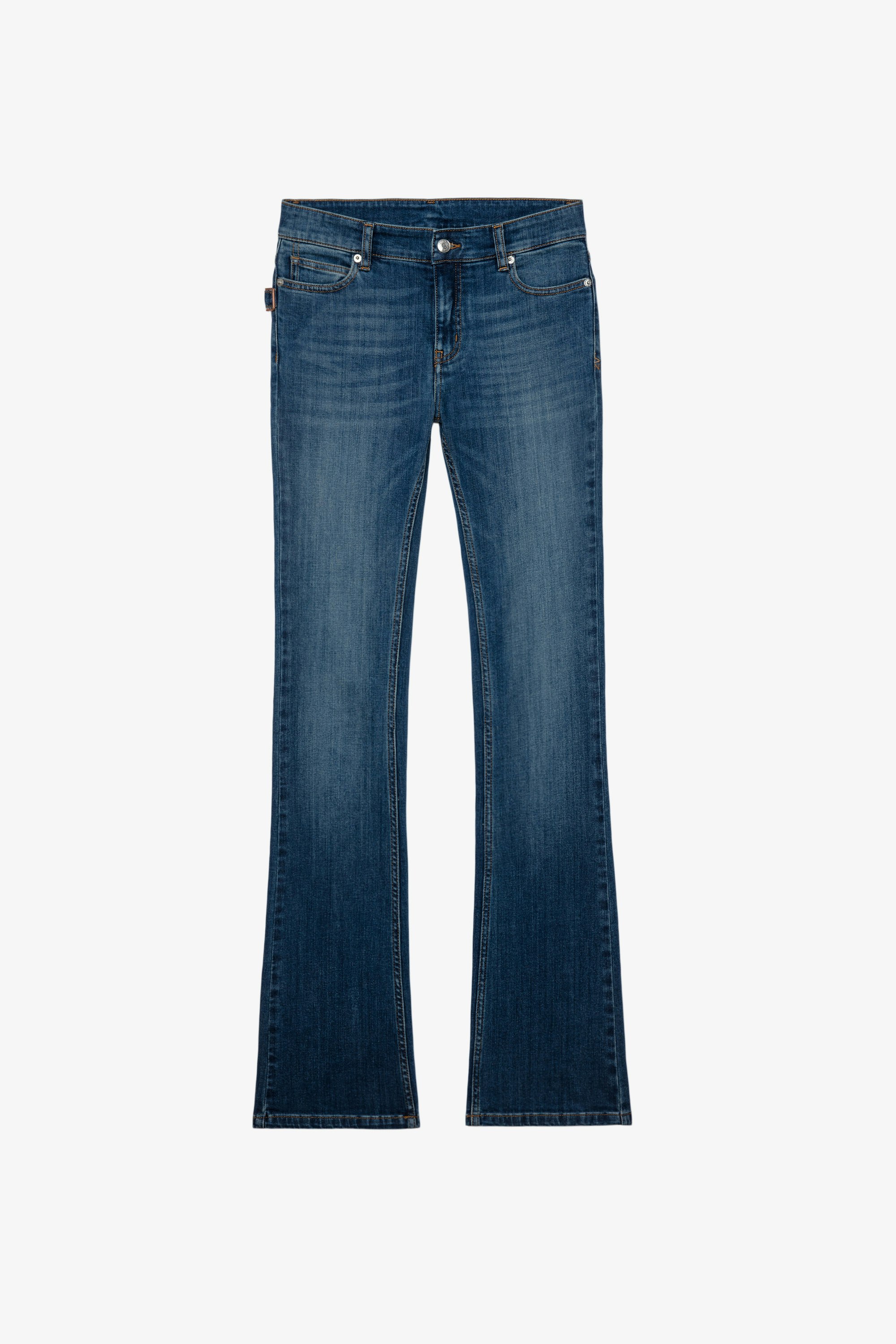 Jean Eclipse Women's blue flared jeans