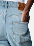 Evy Jeans - Women’s faded denim flared jeans
