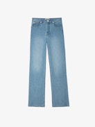 Evy Jeans - Women’s faded denim flared jeans