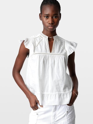 Jeans Elvira - Jeans ampi in denim con tasche e dettagli impunturati.