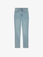Tina Cropped Skinny Jeans - Women's light wash cropped skinny jeans.