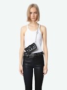 Jett Skinny Jeans - Women's black coated skinny jeans.