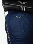 Jett Skinny Jeans - Women's dark wash skinny jeans