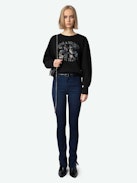Jett Skinny Jeans - Women's dark wash skinny jeans