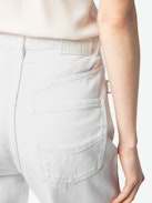 Jean Elio - Jean coupe droite taille haute avec broderie coeur.