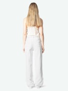 Jean Elio - Jean coupe droite taille haute avec broderie coeur.