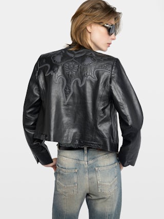 Jean Evy - Pantalon ample multi poches en denim.