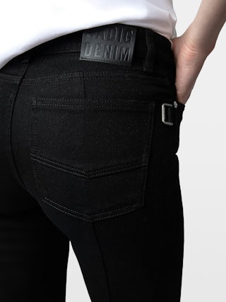 Eclipse Jeans - Low-rise bootcut jeans.