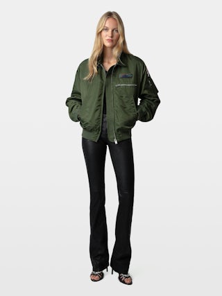 Jacket Bolid - Unisex jacket with zip fastening, pockets, and customisations by Humberto Cruz.