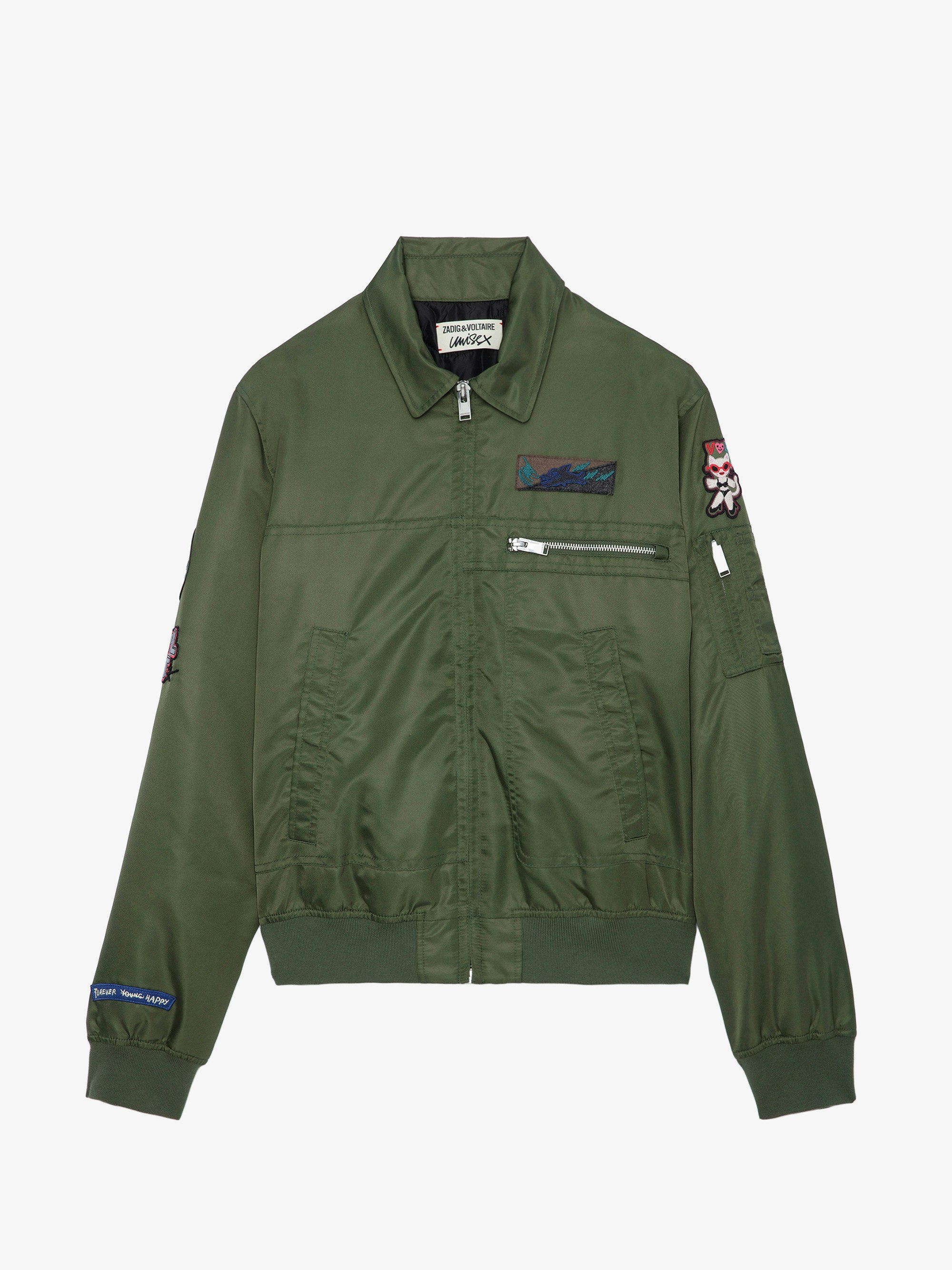 Zadig and voltaire khaki jacket new arrivals