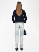 Liam Jacket - Corduroy jacket in plain colour, long sleeves, multiple pockets, button fastening and embossed wings on the back.