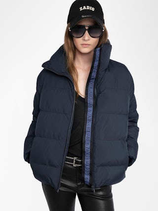 Kian Puffer Jacket - Technical puffer jacket with long sleeves and multiple zip closures.