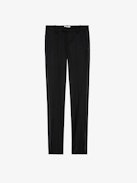 Prune Pants - Women’s black suit pants with split hem