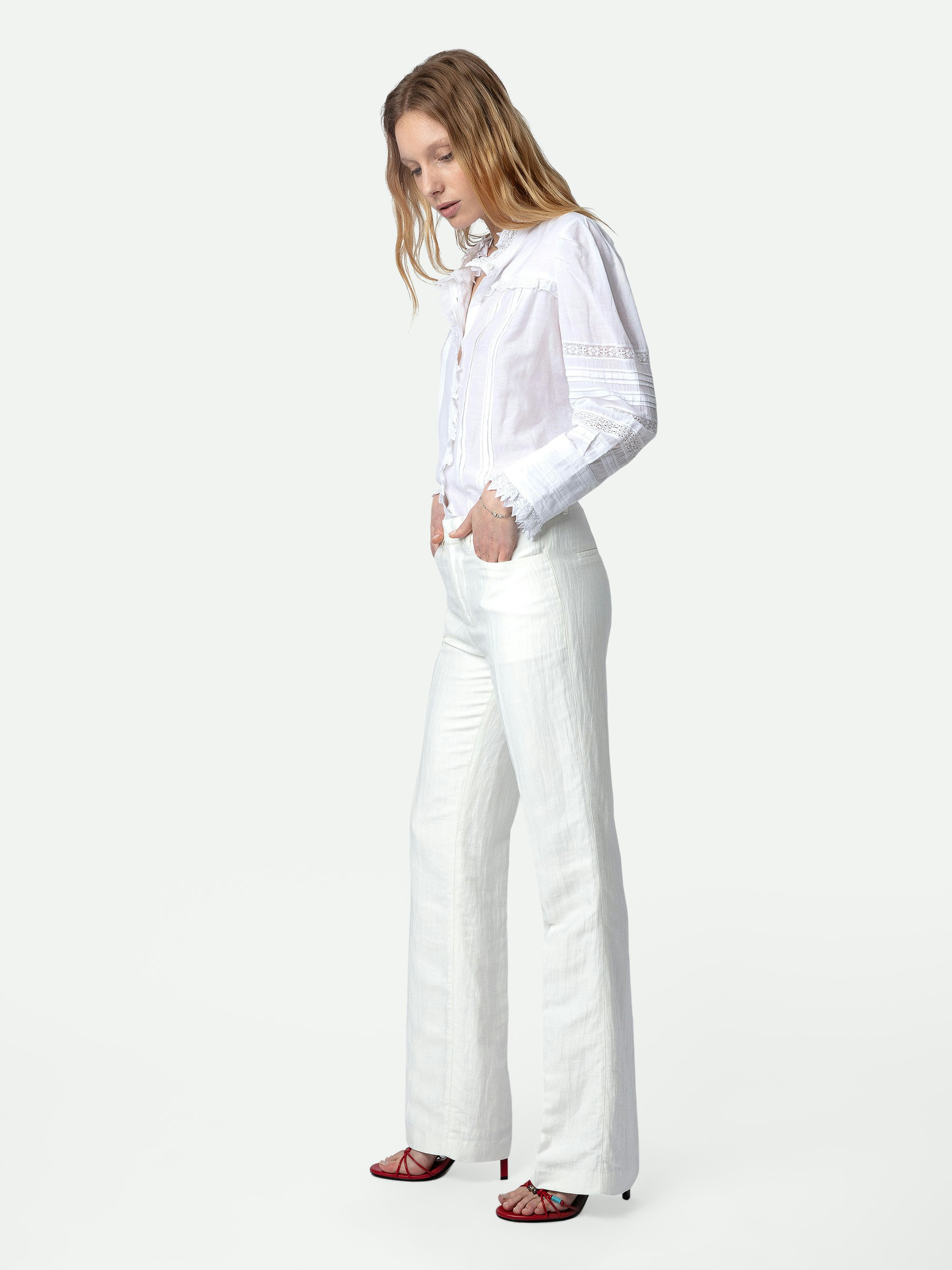 Pistol Trousers pants white women | Zadig&Voltaire