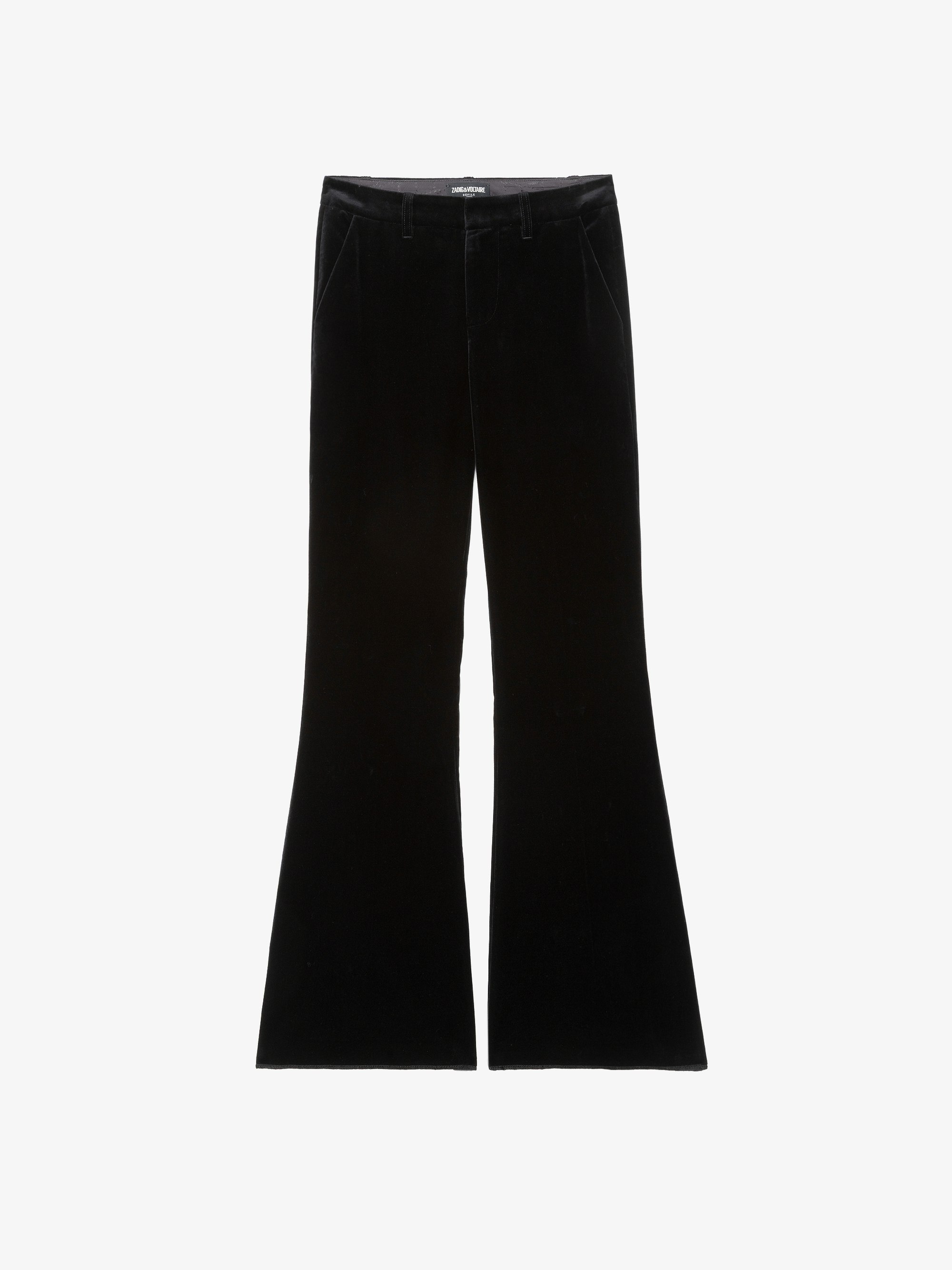Prevy Brown Velvet Pants | Zadig&Voltaire